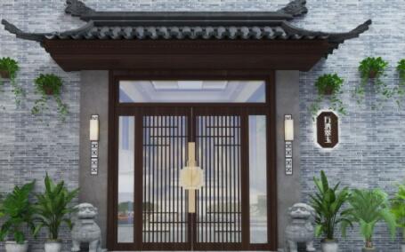 多文镇您是否了解不同形式的中式门头设计要点？